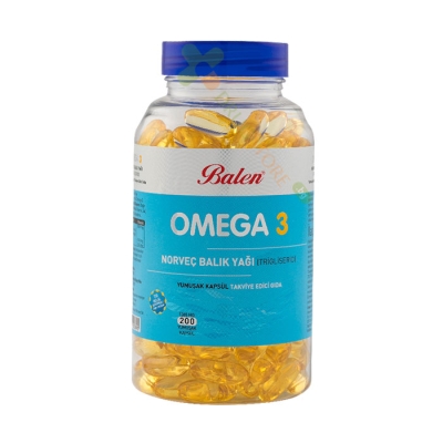 БАЛЕН ОМЕГА 3 капсули 200 броя / BALEN OMEGA 3 