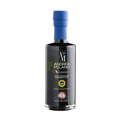 БАЛСАМОВ ОЦЕТ ОТ МОДЕНА FOGLIA AZZURRA 250 мл / ANDREA MILANO BALSAMIC VINEGAR OF MODENA FOGLIA AZZURRA 