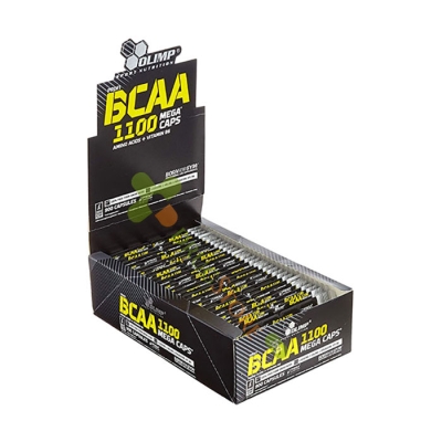 BCAA 1100 МЕГА КАПС капсули 1100 мг 900 броя / OLIMP SPORT NUTRITION BCAA 1100 MEGA CAPS