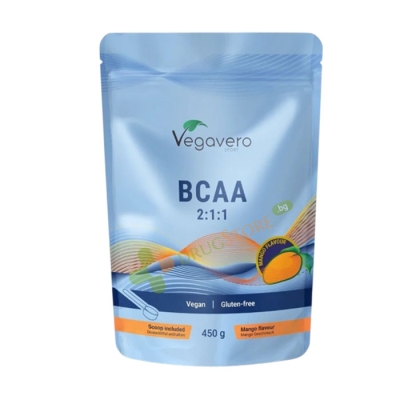 BCAA прах с вкус на манго 450 г / VEGAVERO BCAA powder mango flavour 