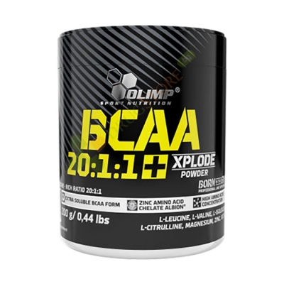 BCAA 20:1:1 ОВКУСЕН прах 200 г / OLIMP SPORT NUTRITION BCAA 20:1:1 FLAVOURED powder