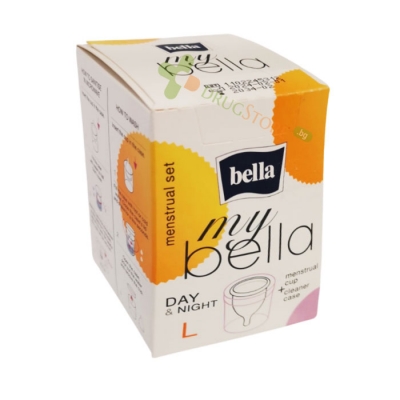 МЕНСТРУАЛНА ЧАШКА БЕЛЛА L / BELLA MENSTRUAL SET size L