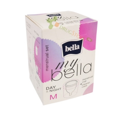 МЕНСТРУАЛНА ЧАШКА БЕЛЛА М / BELLA MENSTRUAL SET size M