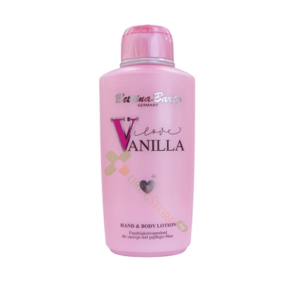 БЕТИНА БАРТИ ВАНИЛА ЛОВ ЛОСИОН ЗА РЪЦЕ И ТЯЛО 500 мл / BETTINA BARTY LOVE VANILLA HAND AND BODY LOTION