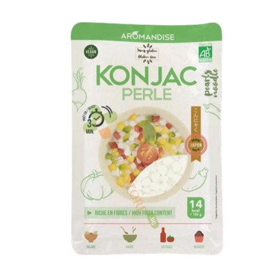 БЕЗГЛУТЕНОВИ ДИЕТИЧНИ ПЕРЛИ КОНДЖАК И ОРИЗ 150 г / AROMANDISE GLUTEN-FREE DIETARY KONJAC AND RICE PEARLS
