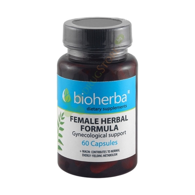 БИОХЕРБА ИНТИМНА ФОРМУЛА ЗА ЖЕНИ + НИАЦИН капсули 60 броя / BIOHERBA WOMEN'S PRIME