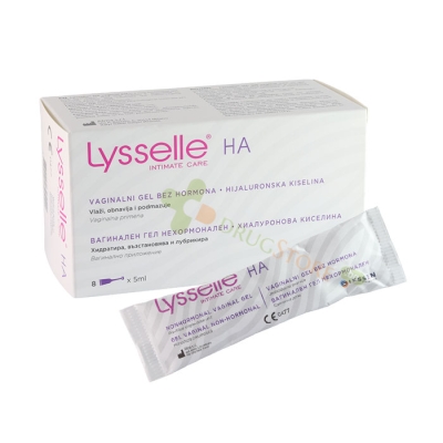 ЛИСЕЛ вагинален гел дози 5 мл 8 броя / BIESSEN PHARMA  LYSSELLE HA INTIMATE CARE gel 8 x 5 ml