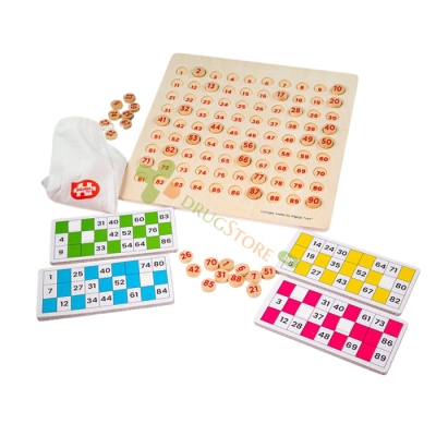 ДЪРВЕНО КЛАСИЧЕСКО БИНГО 34035 / BIGJIGS TOYS BINGO