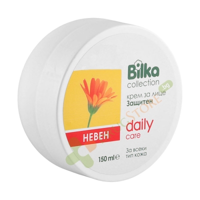 БИЛКА ЗАЩИТЕН КРЕМ ЗА ЛИЦЕ С МАСЛО ОТ НЕВЕН 150 мл / BILKA PROTECTING FACE CREAM WITH CALENDULA