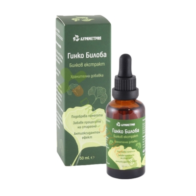 БИЛКОВ ЕКСТРАКТ ГИНКО БИЛОБА 50 мл / AURIMETRY HERB EXTRACT GINKGO BILOBA  