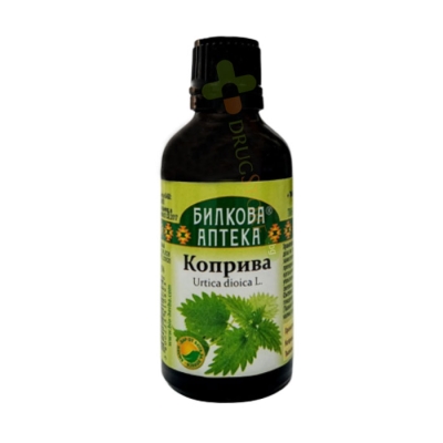 БИЛКОВА АПТЕКА ТИНКТУРА КОПРИВА + ТИАМИН 50 мл / BILKOVA APTEKA URTICA DIOICA + THIAMINE TINCTURE