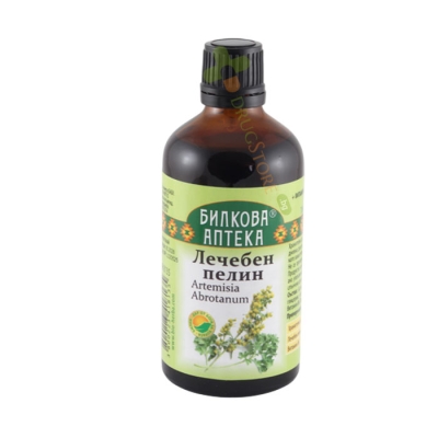 БИЛКОВА АПТЕКА ТИНКТУРА ЛЕЧЕБЕН ПЕЛИН + ВИТАМИН B6 100 мл / BILKOVA APTEKA ARTEMISIA ABROTANUM + VITAMIN B6 TINCTURE
