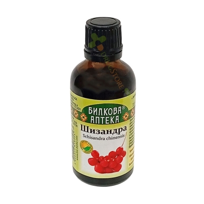 БИЛКОВА АПТЕКА ТИНКТУРА ШИЗАНДРА + ВИТАМИН B6 50 мл / BILKOVA APTEKA SCHISANDRA CHINENSIS + VITAMIN B6 TINCTURE 