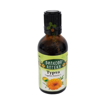 БИЛКОВА АПТЕКА ТИНКТУРА ТУРТА + ВИТАМИН B6 50 мл / BILKOVA APTEKA TAGETES ERECTA + VITAMIN B6 TINCTURE