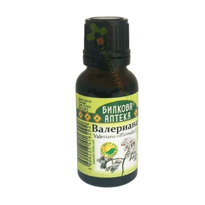 БИЛКОВА АПТЕКА ТИНКТУРА ВАЛЕРИАНА + ТИАМИН 20 мл / BILKOVA APTEKA VALERIANA + TIAMINE TINCTURE 