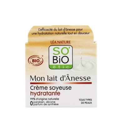 ХИДРАТИРАЩ КРЕМ С МАГАРЕШКО МЛЯКО 50 мл. / SO BIO ETIC MOISTURIZING CREAM WITH DONKEY MILK