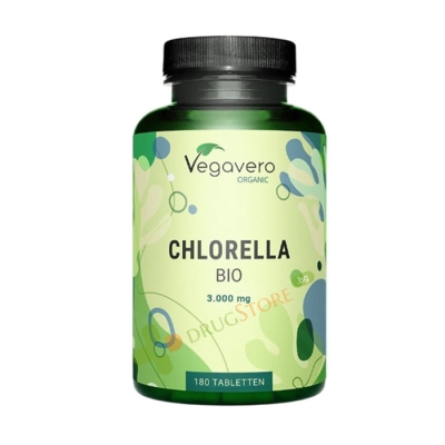 БИО ХЛОРЕЛА таблетки 180 броя / VEGAVERO ORGANIC CHLORELA