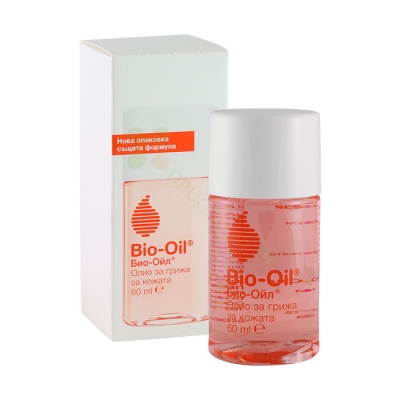 БИО-ОЙЛ ГРИЖА ЗА КОЖАТА ПРИ БЕЛЕЗИ И СТРИИ 60 мл / UNION SWISS BIO-OIL SKIN CARE FOR SCARS AND STRAITS 60 ml