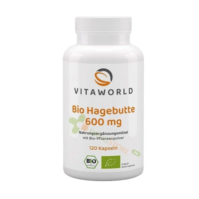 БИО ШИПКА (ПЛОД) капсули 600 мг 120 броя / VITAWORLD BIO ROSE HIP