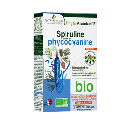 БИО СПИРУЛИНА ампули 20 броя / 3 CHENES BIO SPIRULLINA AMPOULES