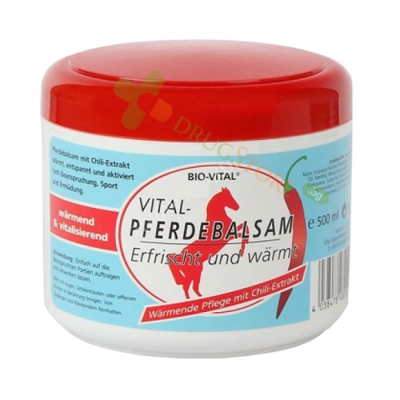 ЗАГРЯВАЩ КОНСКИ ГЕЛ 500 мл / BIO VITAL HORSE BALM HORSE OINTMENT HEAT GEL CHILLI EXTRACT