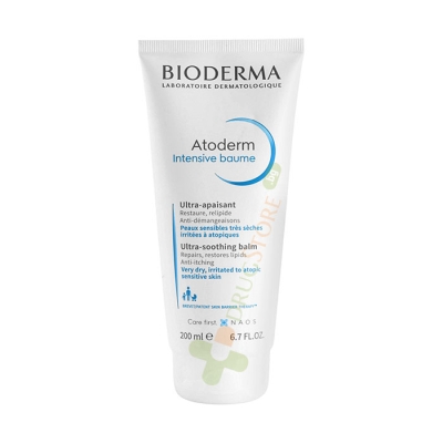 БИОДЕРМА АТОДЕРМ ИНТЕНЗИВ УСПОКОЯВАЩ БАЛСАМ ЗА ЛИЦЕ И ТЯЛО 200 мл / BIODERMA ATODERM INTENSIV BAUME ULTRA SOOTHING BALM
