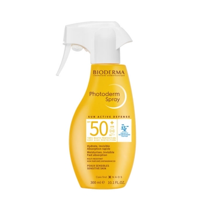 БИОДЕРМА ФОТОДЕРМ СЛЪНЦЕЗАЩИТЕН СПРЕЙ SPF50+ 300 мл / BIODERMA PHOTODERM SPRAY SPF50+