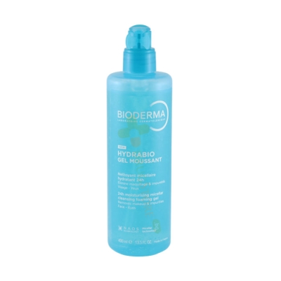 БИОДЕРМА ХИДРАБИО МИЦЕЛАРЕН ПОЧИСТВАЩ ГЕЛ ЗА ЛИЦЕ И ОЧИ 400 мл / BIODERMA HYDRABIO GEL MOUSSANT