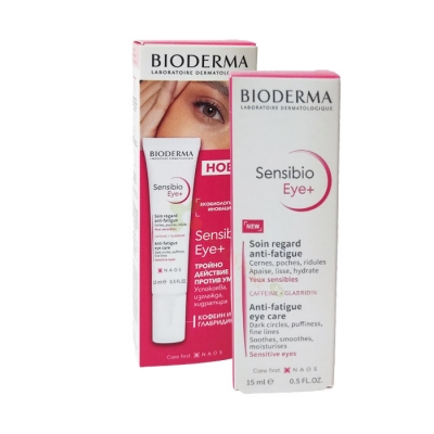 БИОДЕРМА СЕНСИБИО EYE+ КРЕМ ЗА ОЧИ 15 мл / BIODERMA SENSIBIO EYE+ ANTI-FAGUE EYE CARE