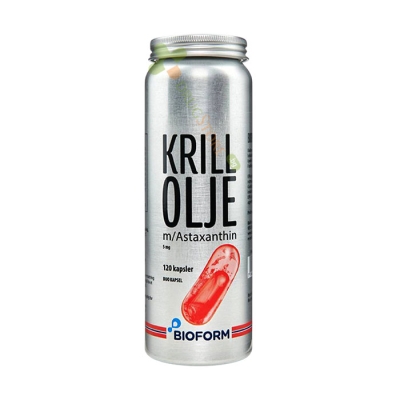 БИОФОРМ КРИЛ ОЙЛ + АСТАКСАНТИН ДУО ОПАКОВКА капсули 120 броя / BIOFORM KRILL OIL + ASTAXANTHIN DUO PACK 