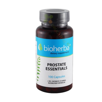 БИОХЕРБА БИЛКОВА ФОРМУЛА ЗА ПРОСТАТА + ЦИНК капсули 100 броя / BIOHERBA PROSTATE ESSENTIALS + ZINC 