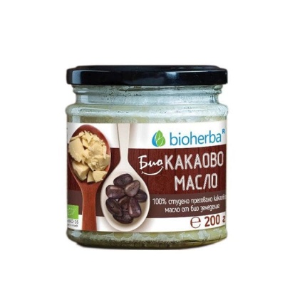 БИО КАКАОВО МАСЛО БИОХЕРБА 200 гр. / BIOHERBA BIO COCONUT OIL