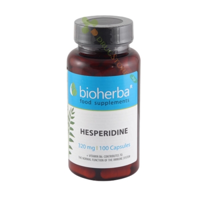 БИОХЕРБА ХЕСПЕРЕДИН 320 мг + ВИТАМИН B6 капсули 100 броя / BIOHERBA HESPERIDINE + VITAMIN B6
