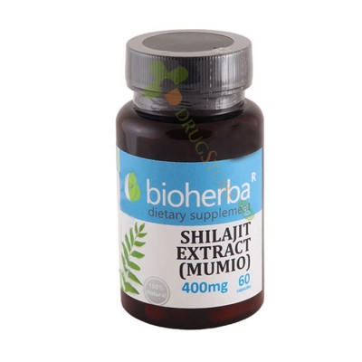 БИОХЕРБА МУМИО /ШИЛАЖИТ/ ЕКСТРАКТ капсули 400 мг 60 броя / BIOHERBA MUMIO /SHILAJIT/ EXTRACT