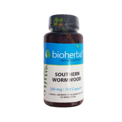 БИОХЕРБА ПЕЛИН капсули 260 мг 100 броя / BIOHERBA SOUTHERN WORMWOOD