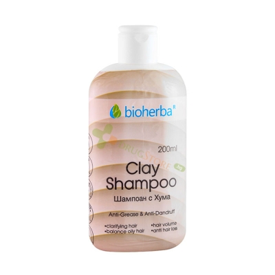 БИОХЕРБА ШАМПОАН С ХУМА 200 мл / BIOHERBA CLAY SHAMPOO