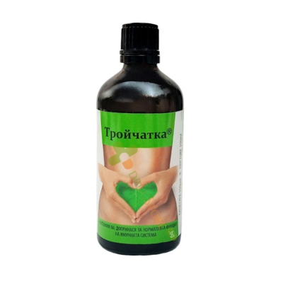 БИОХЕРБА ТИНКТУРА ТРОЙЧАТКА + ВИТАМИН B6 100 мл / BIOHERBA TROICHATKA + VITAMIN B6 TINCTURE
