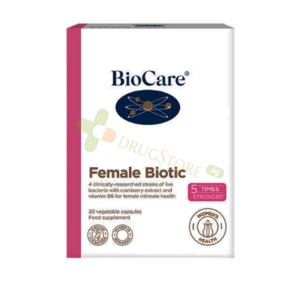 БИОКЕЪР ПРОБИОТИК ЗА ЖЕНИ капсули 30 броя / BIOCARE FEMALE BIOTIC