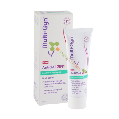 БИОКЛИН МУЛТИ ГИН БИОАКТИВЕН ГЕЛ 2 В 1 50 мл / BIOCLIN MULTI-GYN ACTIGEL 2 IN 1