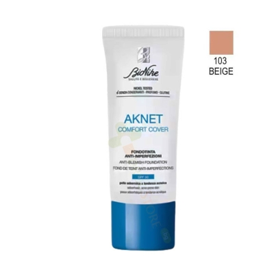 БИОНИКЕ AKNET ФОН ДЬО ТЕН ПРОТИВ НЕСЪВЪРШЕНСТВА НА КОЖАТА SPF 30 103 30 мл / BIONIKE DEFENCE COLOR FOUNDATION HYDRA SPF 30 103 beige