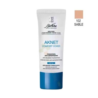 БИОНИКЕ AKNET ФОН ДЬО ТЕН ПРОТИВ НЕСЪВЪРШЕНСТВА НА КОЖАТА SPF30 102 30 мл / BIONIKE AKNET COMFORT COVER SPF30 102 sable