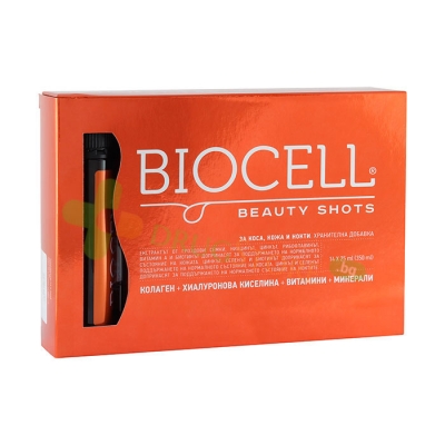 БИОСЕЛ БЮТИ шот 25 мл 14 броя / VALENTIS BIOCELL BEAUTY shot