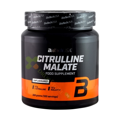 БИОТЕЧ ЦИТРУЛИН МАЛАТ НЕОВКУСЕН 300 г / BIOTECH CITRULLINE MALATE UNFLAVOURED