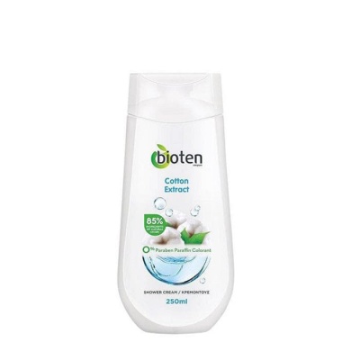БИОТЕН ДУШ КРЕМ С ЕКСТРАКТ ОТ ПАМУК 250 мл. / BIOTEN SHOWER CREAM WITH COTTON EXTRACT