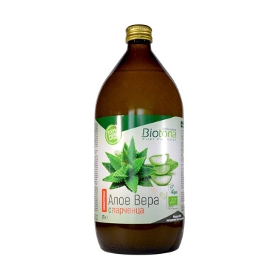 БИОТОНА БИО СОК ОТ АЛОЕ ВЕРА, НЕФИЛТРИРАН, С ПАРЧЕЦА 1 л / BIOTONA BIO ALOE VERA JUICE, UNFILTRATEDM WITH PULP