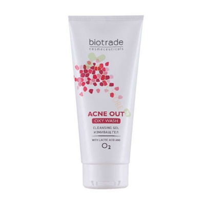 БИОТРЕЙД АКНЕ АУТ ОКСИ УОШ ИЗМИВАЩ ГЕЛ 200 мл / BIOTRADE ACNE OUT OXY washing gel tube 
