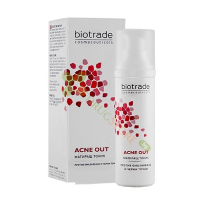 БИОТРЕЙД АКНЕ АУТ ПОЧИСТВАЩ МАТИРАЩ ТОНИК 60 мл / BIOTRADE ACNE OUT CLEANING MATIFYING TONIC
