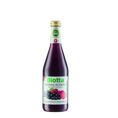 СОК ОТ АРОНИЯ - АЦЕРОЛА 500 мл. / BIOTTA ARONIA - ACEROLA JUICE