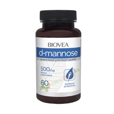 БИОВЕА D-МАНОЗА капсули 500 мг 60 броя / BIOVEA D - MANNOSE 