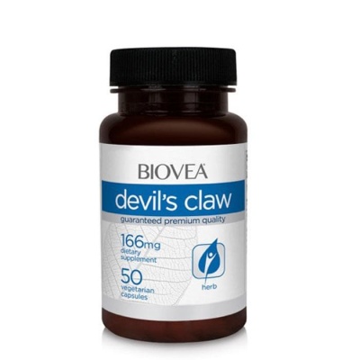БИОВЕА ДЯВОЛСКИ НОКЪТ капсули 166 мг. 100 броя / BIOVEA DEVIL`S CLAW